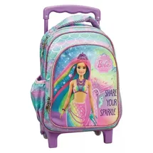 Barbie Sparkle rollender Kindergarten-Rucksack, Tasche 30 cm