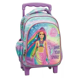 Barbie Sparkle rollender Kindergarten-Rucksack, Tasche 30 cm