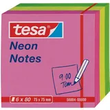 Tesa Haftnotiz 56004-00-00 75mm, x 75 mm Pink, Gelb, Grün 480 Blatt