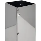 Grillpeter Verlängerungsrohr Edelstahl 0,40 m Silber