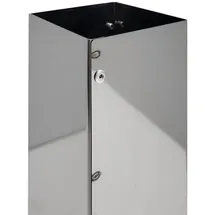 Grillpeter Verlängerungsrohr Edelstahl 0,40 m Silber