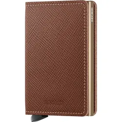 SECRID - SLIMWALLET - SAFFIANO - caramel sand
