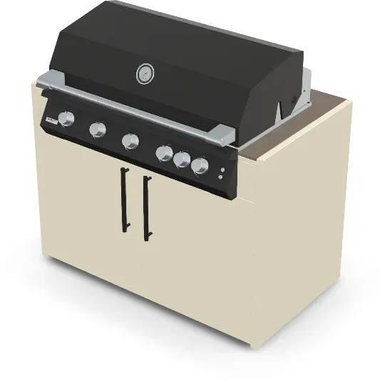 Brabura Fusion 500 RM Modul| Neuestes Edelstahlmodell - Barro / Perle Blanche / Matt schwarzer Griff