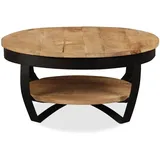 vidaXL Couchtisch Braun Mangoholz 65 x 65 x 32 cm