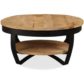 vidaXL Couchtisch Braun Mangoholz 65 x 65 x 32 cm