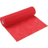 Tischläufer Rot, 30cm x 30m Tischdeckenrolle Dekoratives Tischband Partydeko Tischläufer Modern für Geburtstag Hochzeit Festliche Dekoration