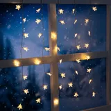 Gravidus Lichtervorhang LED 2 m Warmweiß