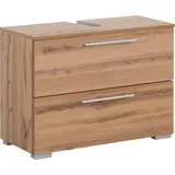 welltime Waschbeckenunterschrank Carlos, Waschbeckenunterschrank, Made in Germany, B: 80 cm Solide Verarbeitung - Dieses Produkt ist in Deutschland gefertigt braun