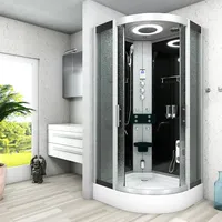 Komplettdusche Duschkabine Fertigdusche Dusche D58-23M1 100x100 cm ohne 2K Scheiben Versiegelung