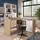 Vicco Noira, Sonoma, 135 x 77 cm mit Schublade, Model 50117 - Braun