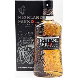 Highland Park 18 Years Old Single Malt Scotch 43% vol 0,7 l Geschenkbox