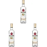 BACARDÍ Coconut, 27% Vol., 70 cl / 700 ml, weißer Rum mit der Essenz echter Kokosnüsse, frischer Kokosgeschmack mit Röstaromen und buttrigen Noten (Packung mit 3)