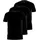 Ammann Unterhemd AMMANN "3er Pack Shirt 1/2 Arm Day Modern / Close to you", Herren, Gr. 7, N-Gr, schwarz, Obermaterial: 93% Baumwolle CO. 7% Elasthan EL., Unterhemden Unterhemd