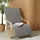 Homestyle4u Relaxsessel Cord 66 x 94 x 62 cm Grau mit Liegefunktion