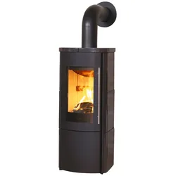 Kaminofen HARK "»Lova ECOplus RUA, Meteor-schwarz«", schwarz (graphit), Kaminöfen