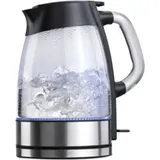 Korkmaz Retro-Wasserkocher 1,7?L mit ergonomischem Griff im Glasdesign