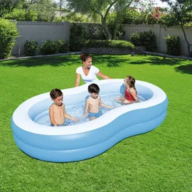 BESTWAY Lagune Family Planschbecken 262 x 157 x 46 cm