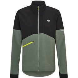Funktionsjacke ZIENER "NAPI", Herren, Gr. 48, schwarz (unifarben mit farbeinsatz), Obermaterial: 1. 93% Polyester, 7% Elasthan; 2. 80% Polyamid, 10% Wolle, 10% Elasthan;, Jacken