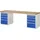 Rau Werkbank 7511A3, B2500xT700xH890mm, 10x Schublade-TA