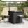 vidaXL Gartenbar Set 3-tlg. Schwarz