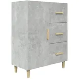 vidaXL Sideboard Betongrau 69,5x34x90 cm Holzwerkstoff