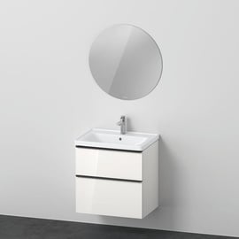 Duravit D-Neo Möbel-Set DE010902222, 650mm, Weiß Hochglanz