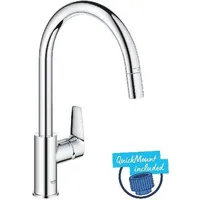 Grohe Start Edge - Spültischarmatur mit ausziehbarer Brause, Chrom 30551000