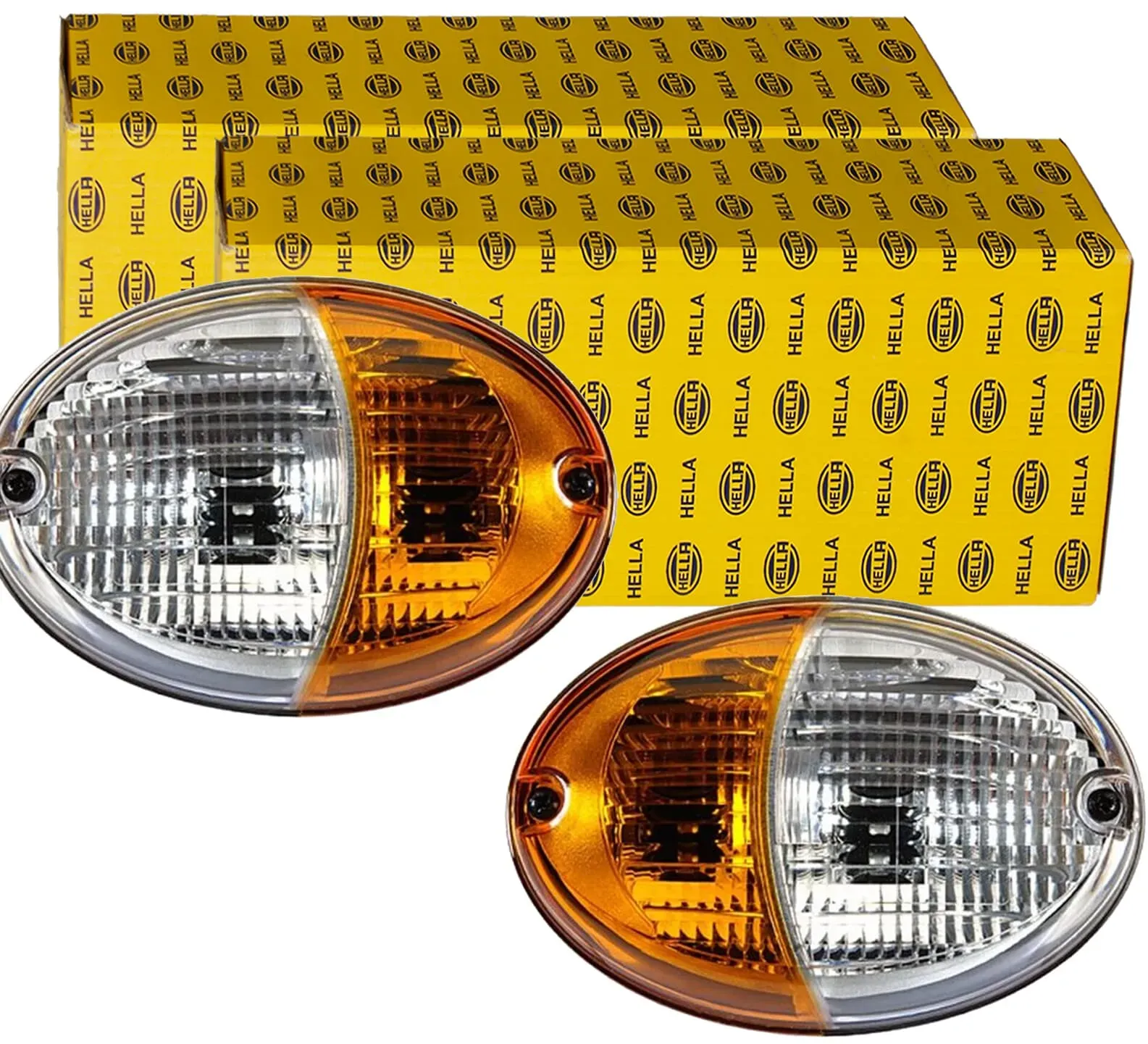 2x Hella Blinker Beidseitig Blinkleuchten Satz: Blinkleuchte Aebi: 11337065 Kubota: W21ts02016 Hella: 2be343130001