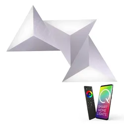 Paul Neuhaus, Q-TETRA, Wandleuchten Set, Smart Home, dimmbar