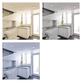EMOS LED Panel 12,5 W rund Stahl