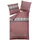 Traumschlaf Biber Landhausherzen Rot 135 x 200 cm + 80 x 80 cm