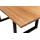 Krok Wood Esstisch Dublin aus Massivholz mit Metallbeine Buche 200 x 90 x 75 cm