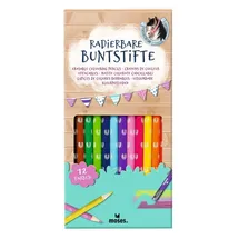 Moses Radierbare Buntstifte Pferde 12 St. bunt