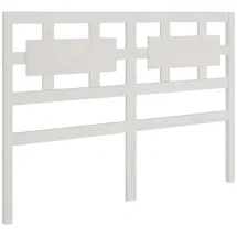 vidaXL Kopfteil Weiß 205,5x4x100 cm Massivholz Kiefer vidaXL
