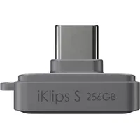 ADAM Elements iKlips S SSD Flash Drive-USB-C Nano Touch Fingerabdruck SSD 256GB für iPhone 15/16/17 Serie