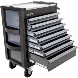 Stier Werkstattwagen Premium leer mit Edelstahl-Arbeitsfläche