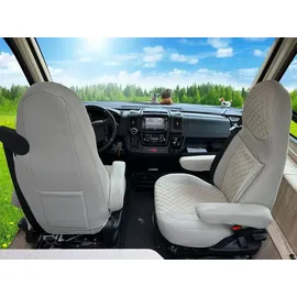 BREMER SITZBEZÜGE Wohnmobil SITZBEZÜGE für Aguti GIS-Liner und Milan-Sitze GT405 Beige
