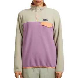 Patagonia Fleecepullover Sweatshirt Beige/Rosa M