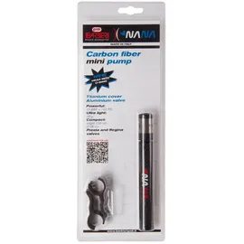 Barbieri Nana Carbon Minipumpe - 142 Psi - rot, schwarz