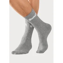 BENCH Tennissocken 12 Paare Schwarz/Weiß 35-38
