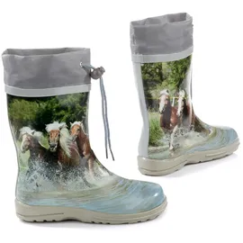 Beck Pferde Gummistiefel Mehrfarbig 30