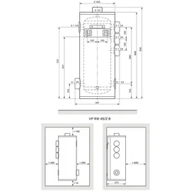 Vaillant Pufferspeicher VP RW 45/2 B