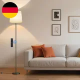 SIBRILLE LED Leselampe Stehlampe, 9W Stehlampe Mit Fernbedienung&Fußschalter, 30