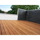 Cumaru Terrassendielen, 25x145 mm, KD, glatt/glatt