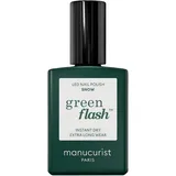 manucurist paris Manucurist Green Flash Gel Nail Polish Snow 15 ml