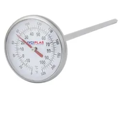 Hygiplas Taschenthermometer mit Zifferblatt