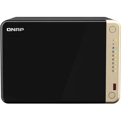 QNAP NAS-Server "TS-664", schwarz, 8 GB, NAS-Server