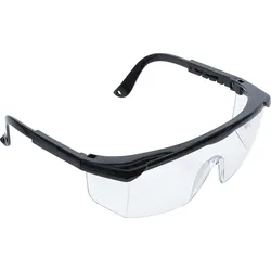 BGS DIY 80887 Schutzbrille mit verstellbarem Bügel transparent