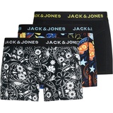 JACK & JONES Herren Jacjames TRUNKS 3 Pack NOOS«, (Packung, 3 St.), schwarz