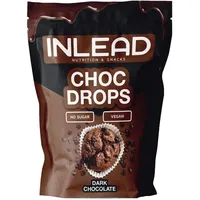 Inlead Choc Drops, 150 g Beutel, Dark Chocolate